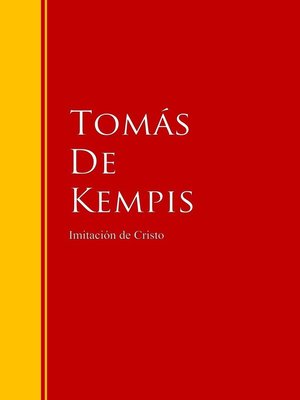 cover image of Imitación de Cristo